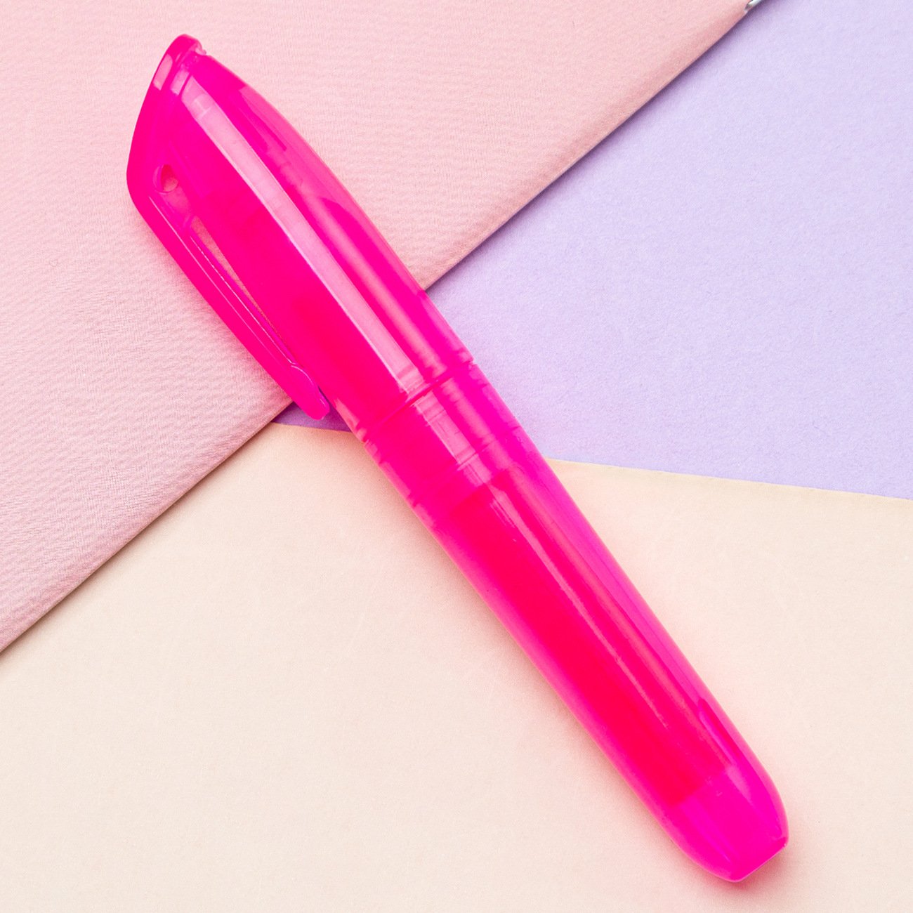 Fluorescent Marker Pen Soft Color Thick Line Graffiti Pen Hand Account Color Oblique Head Marking Pen