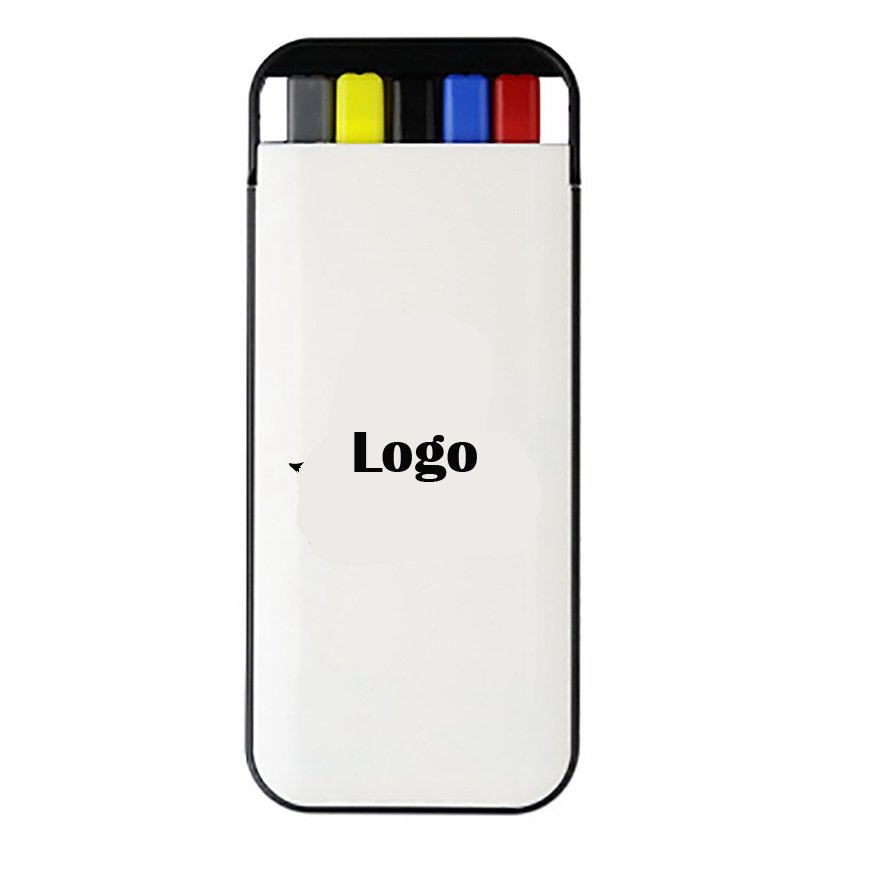New products private logo luxury highlighter pen Promotional ballpoint pen Plastic Highlighter marker Set