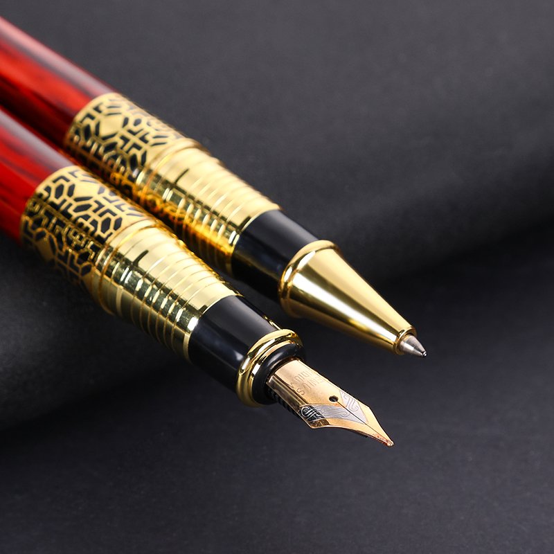 Factory Wholesales Classic Metal Fountain Pen Gel Ink Novelty Pen Promotional Gift With Custom Logo