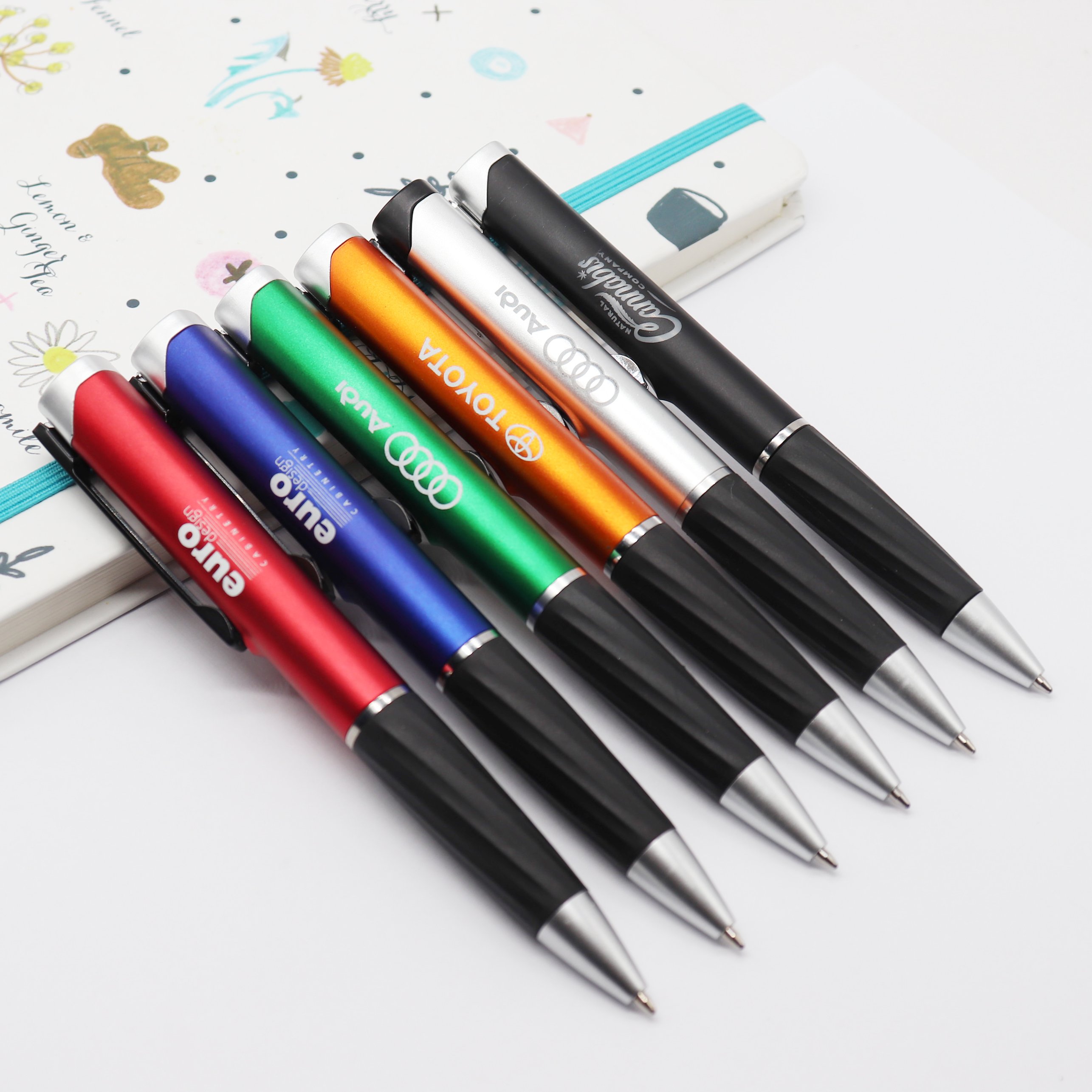 Advertising 3 in 1 Smart Stylus Promotional Light up Led Custom Ball Ballpoint Pen with Logo