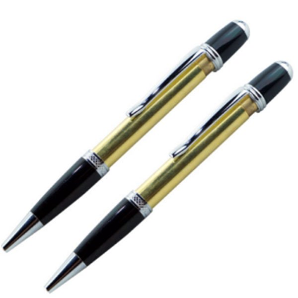 Stylish Gun Metal rose gold Silver Gold Classic Sierra Twist Ballpoint Pen Kits Woodturning Pen Kits