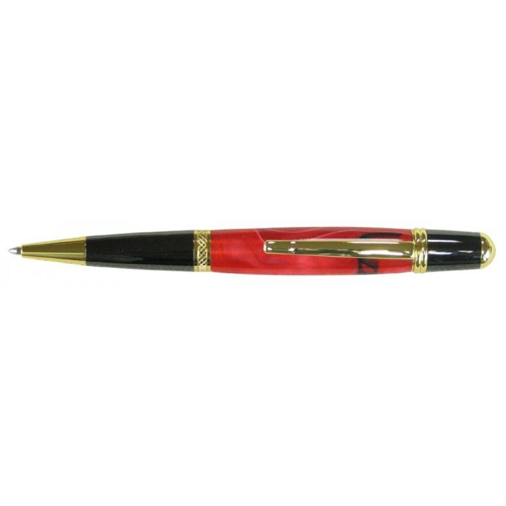Stylish Gun Metal rose gold Silver Gold Classic Sierra Twist Ballpoint Pen Kits Woodturning Pen Kits