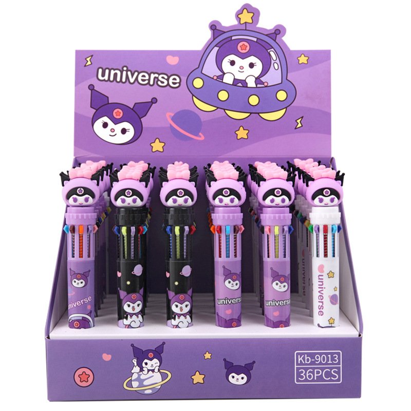Wholesale Sanrio Kuromi HelloKitty Anime Kawaii Gel Pen 0.5 0.7mm Cute Stationary Supplies