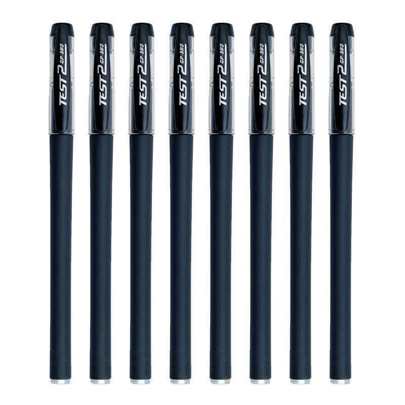 Gel Pen 0.5mm Business Signature Pen Office Student Examination Ballpoint Pen Frosted Carbon Custom Made Plastic Multi Rouge 100