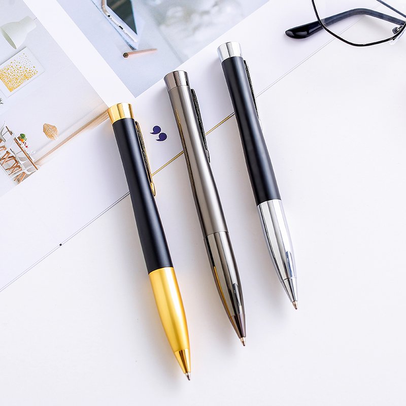Manufacturer Direct Sales Metal Ball Pen With Logo Customized Advertising Ballpoint Pen Engraving Personal