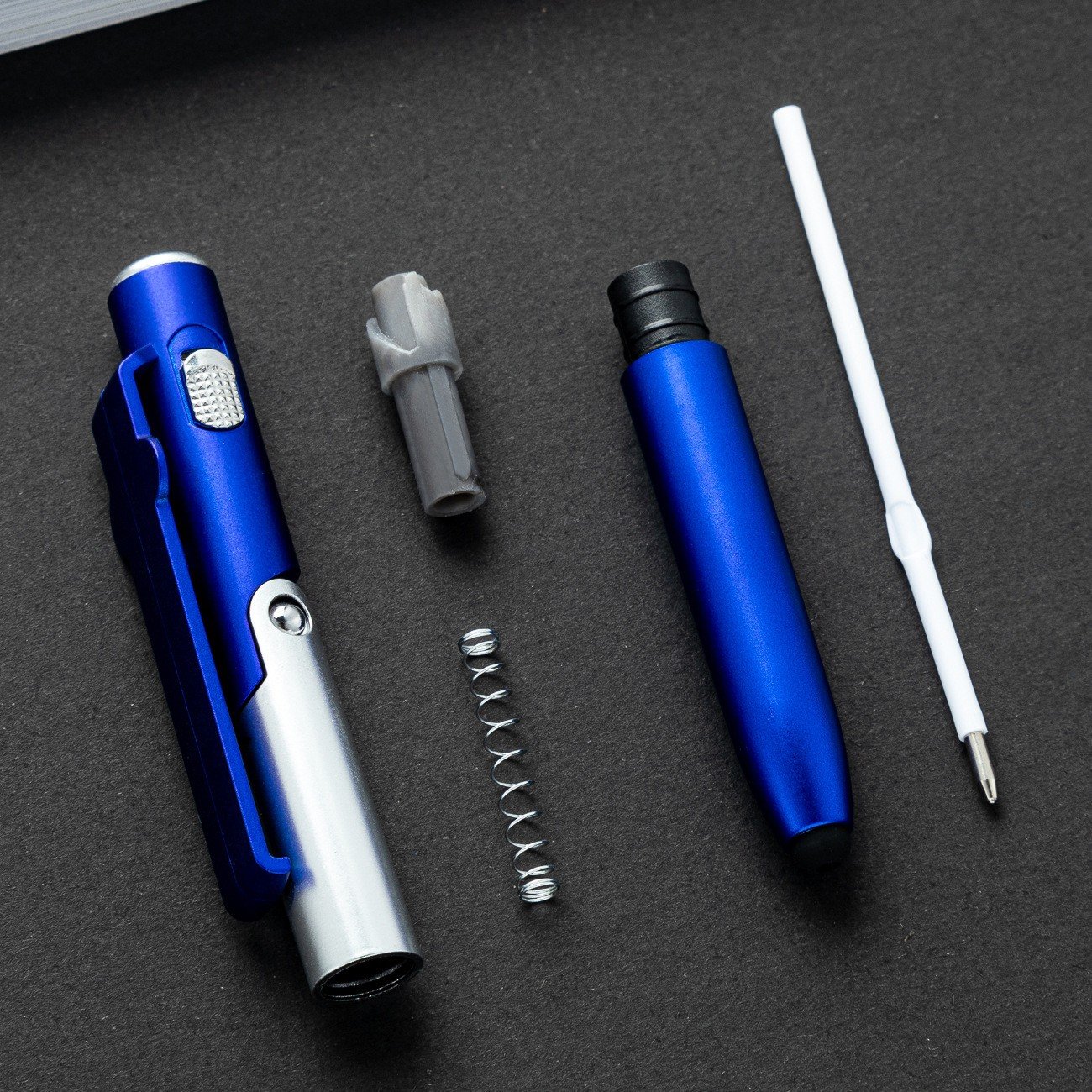 Advertising 4 in 1 stylus touch screen plastic foldable LED light up ballpoint pen