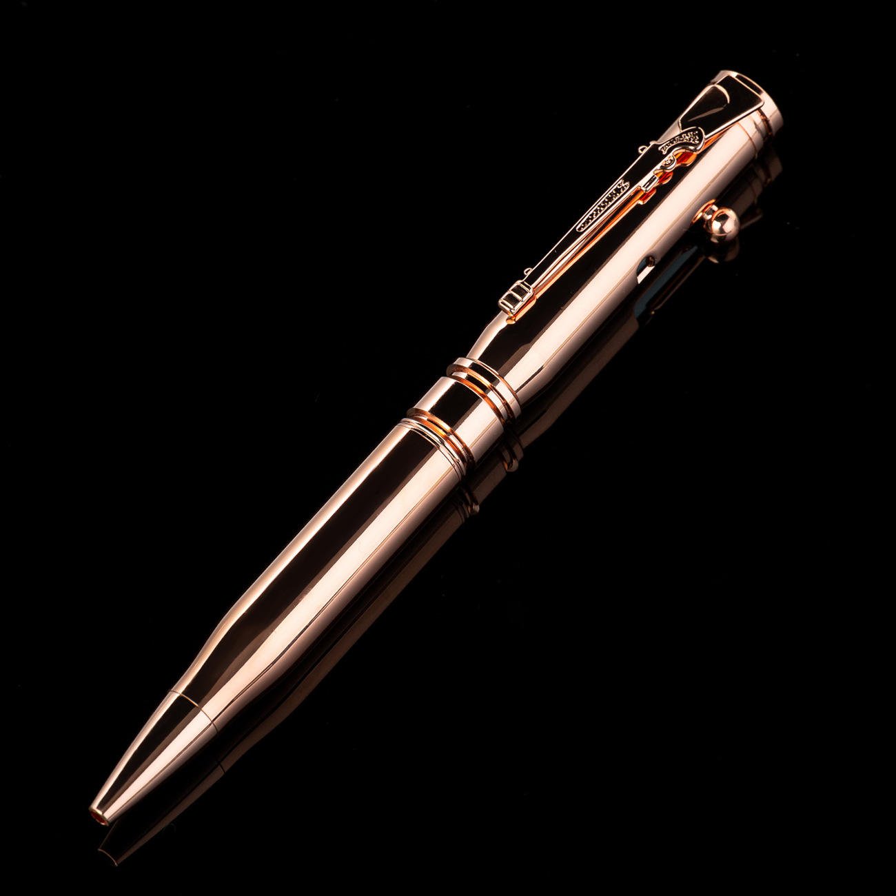 New Design 1.0mm Creative Bullet Shaped Bolt Action Gun Pen With Metal Custom Logo Design Gift Pen