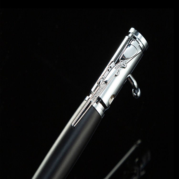 New Design 1.0mm Creative Bullet Shaped Bolt Action Gun Pen With Metal Custom Logo Design Gift Pen