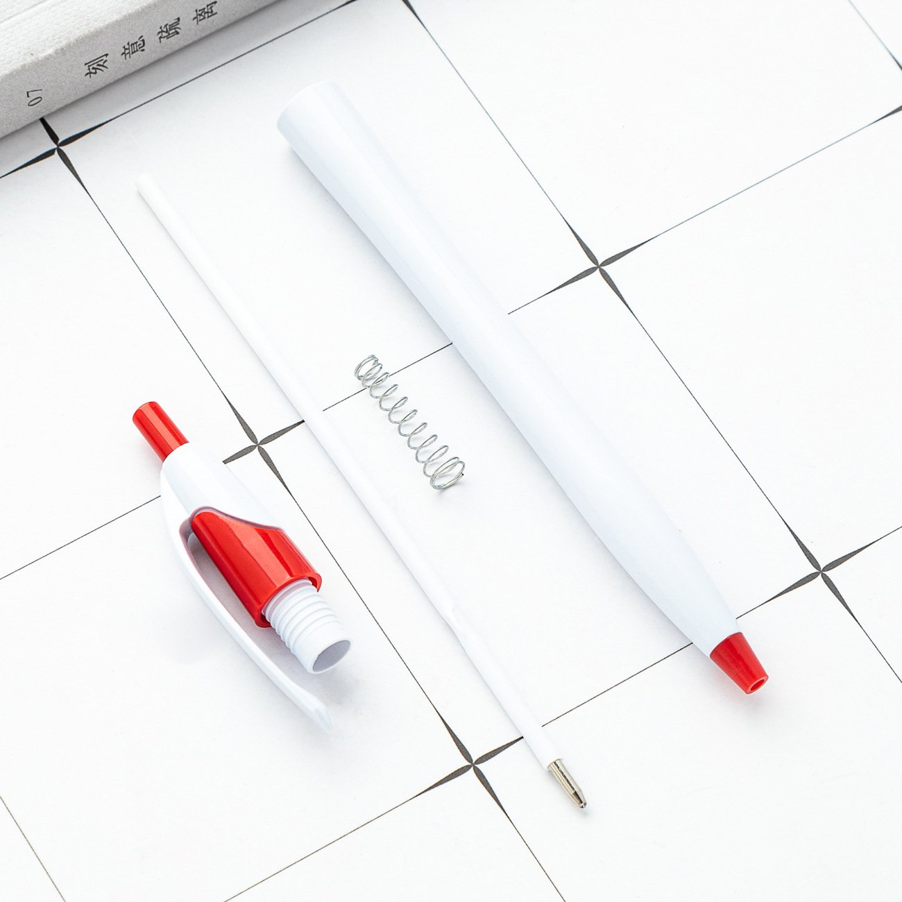 wholesale plastic push ballpoint pen with logo printable javelin advertising pen promotional gift pen