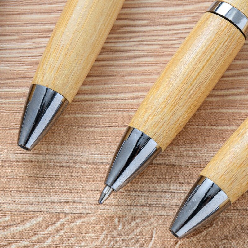 Press the gourd bamboo pen, creative bamboo and wood material advertising ballpoint pen, customizable logo 1.0mm ballpoint pen