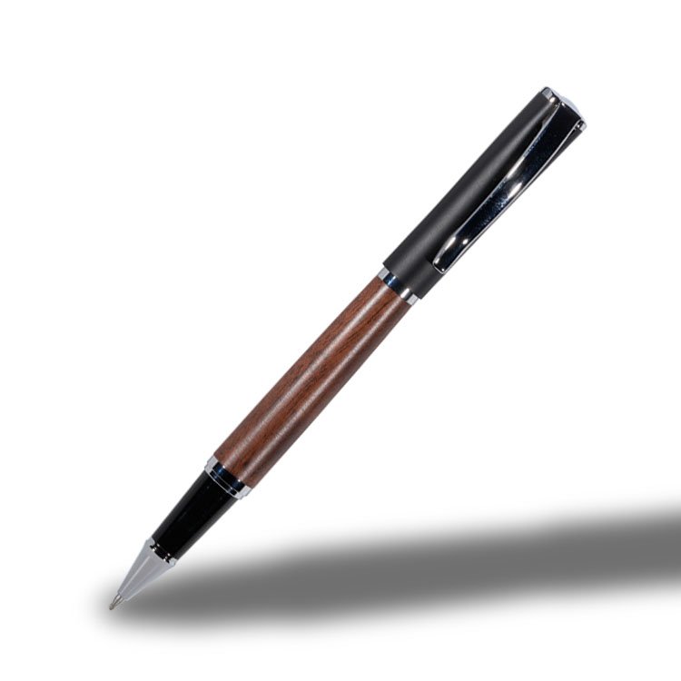 High Quality Cool Natural Wood Luxury Walnut Wooden 0.5mm Ballpoint Pen with Box Set for Gifts