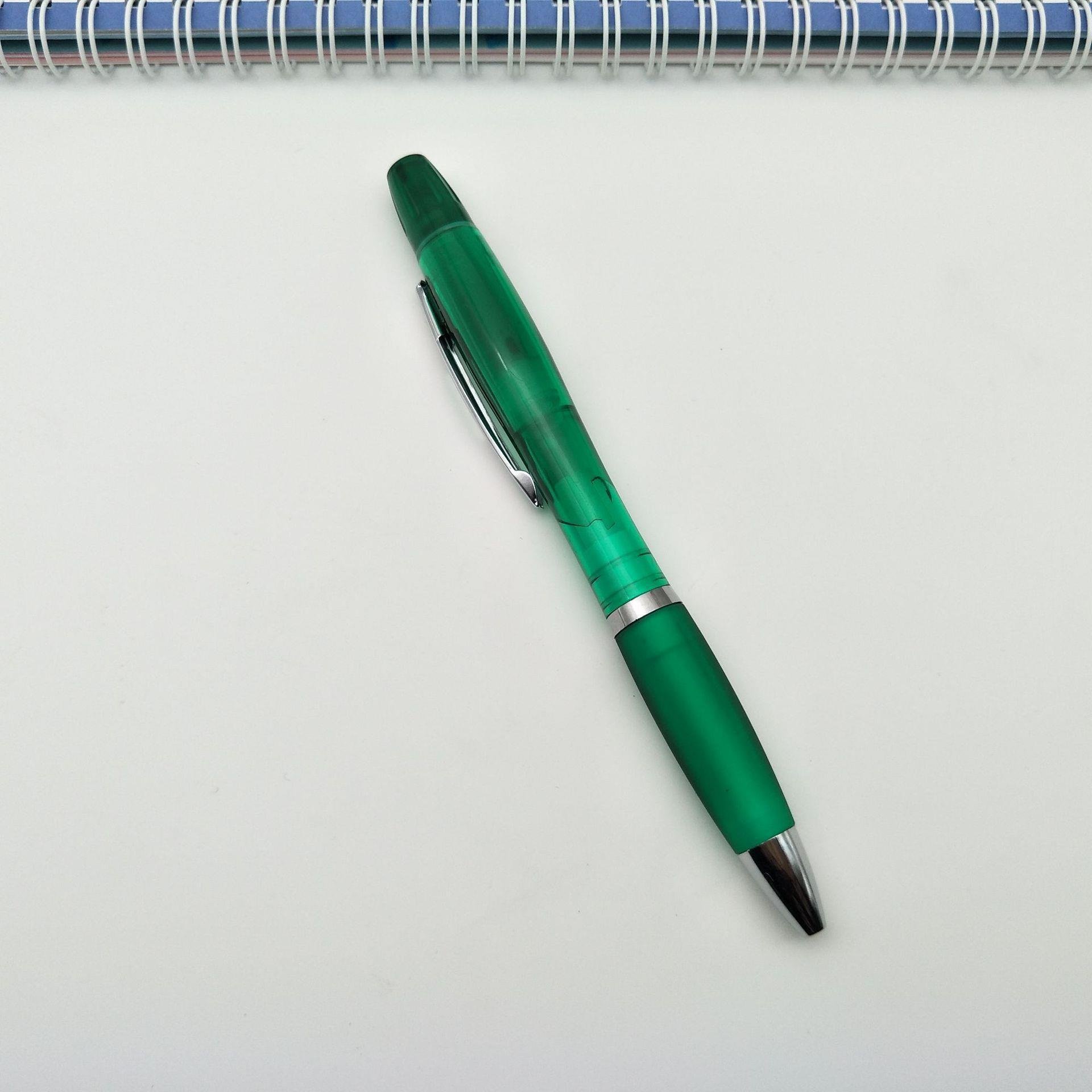 Custom Logo Multi-Functional Gel Pen Cute Style Wood and Plastic Advertising Touch Screen Ballpoint Pen 1.0mm Writing Width