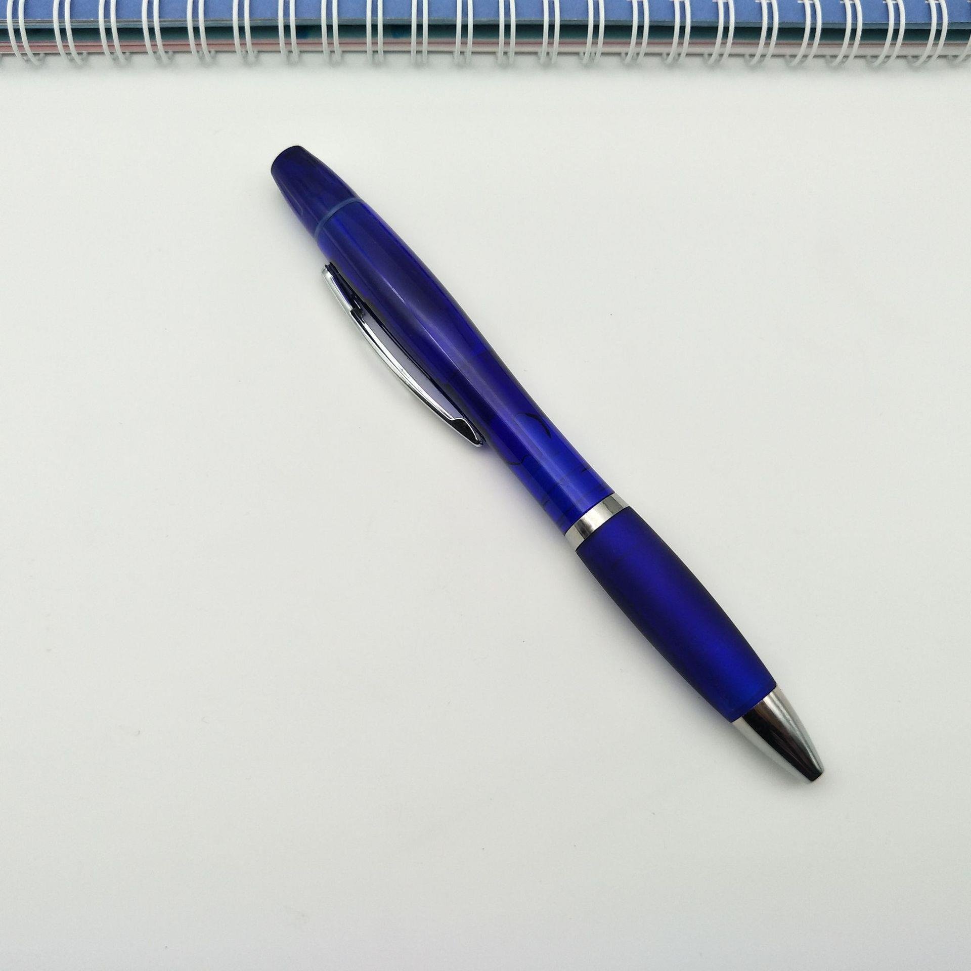 Custom Logo Multi-Functional Gel Pen Cute Style Wood and Plastic Advertising Touch Screen Ballpoint Pen 1.0mm Writing Width