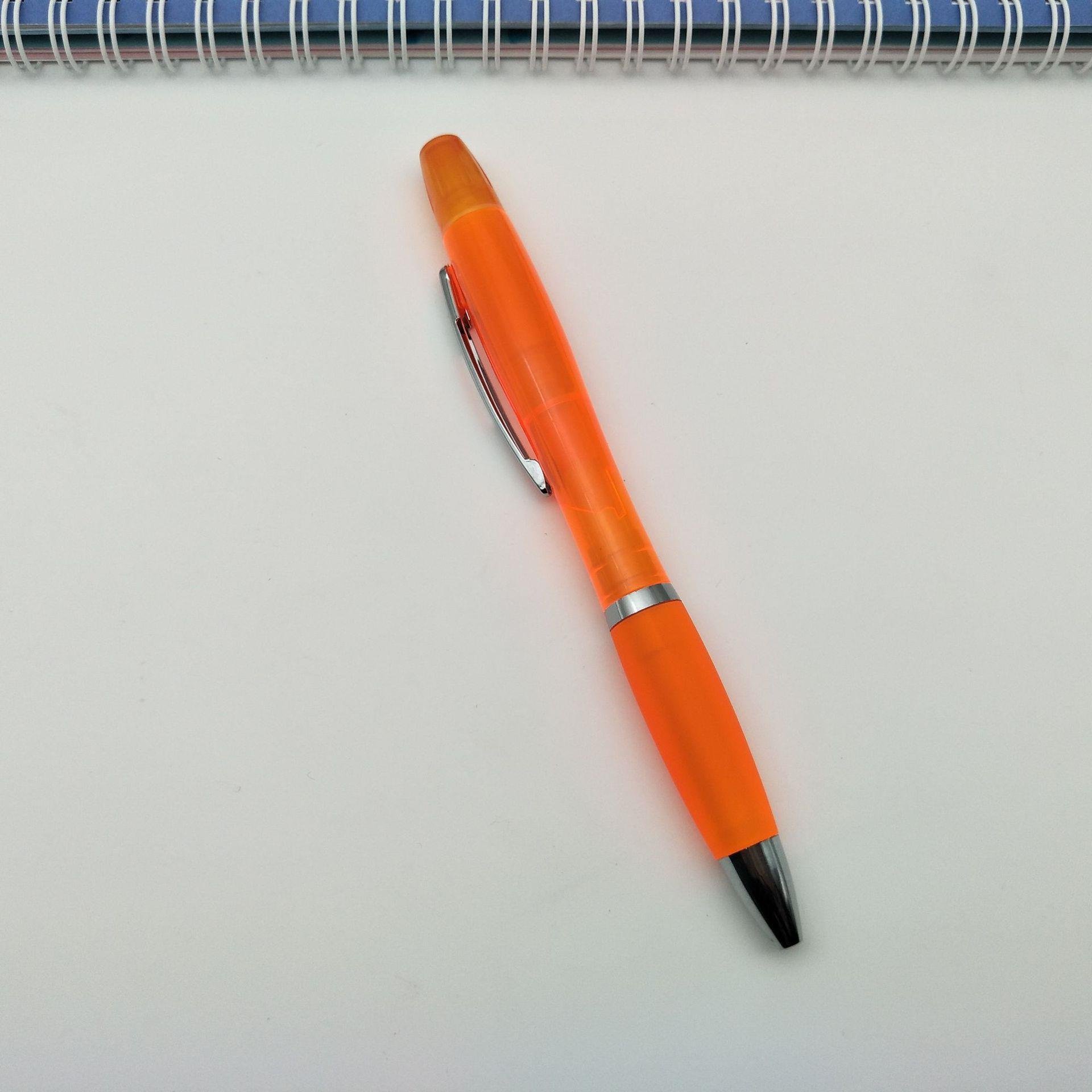 Custom Logo Multi-Functional Gel Pen Cute Style Wood and Plastic Advertising Touch Screen Ballpoint Pen 1.0mm Writing Width