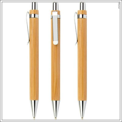 hot sales High quality bamboo ballpoint pen- promotion gift bamboo ball pen with custom laser logo bamboo ballpen