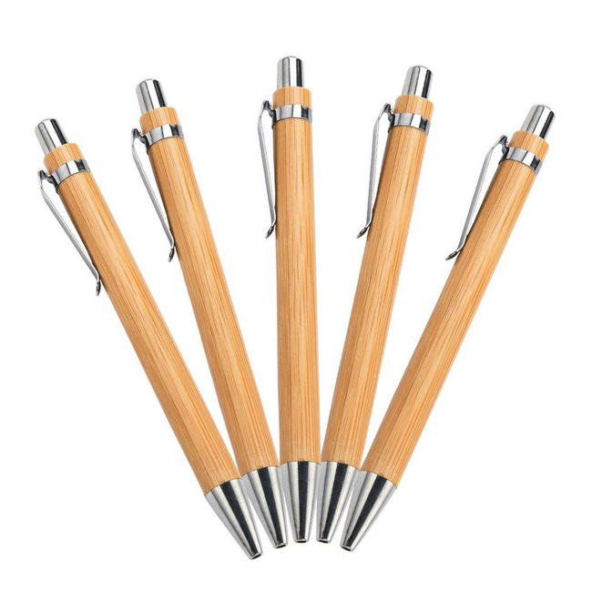 hot sales High quality bamboo ballpoint pen- promotion gift bamboo ball pen with custom laser logo bamboo ballpen