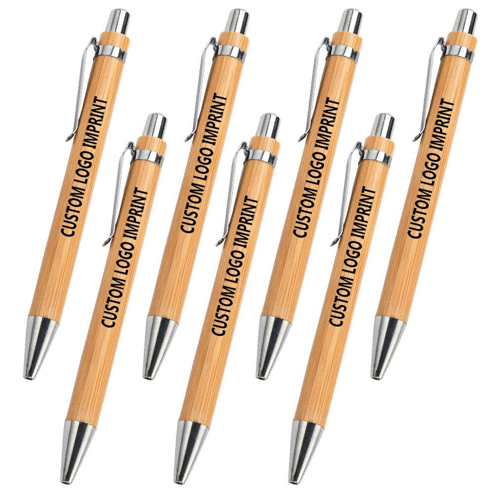 hot sales High quality bamboo ballpoint pen- promotion gift bamboo ball pen with custom laser logo bamboo ballpen