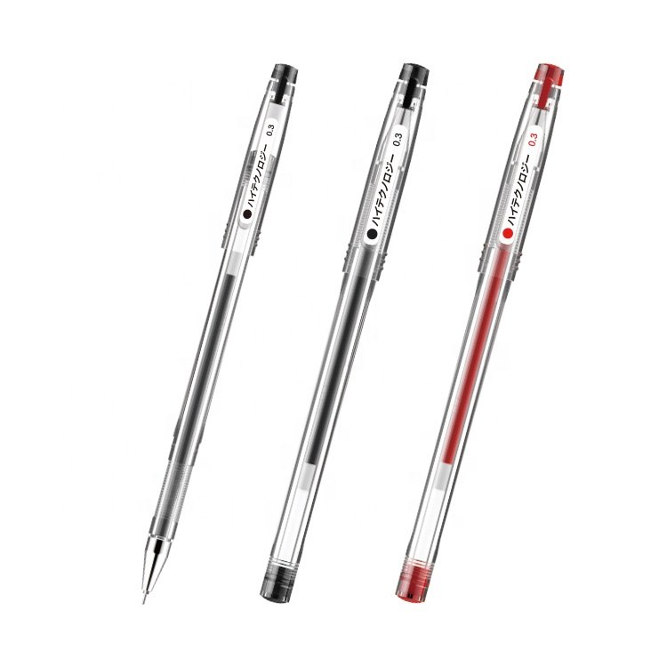 Super smooth writing fine tip 0.3mm G-1333 gel pen for students and official