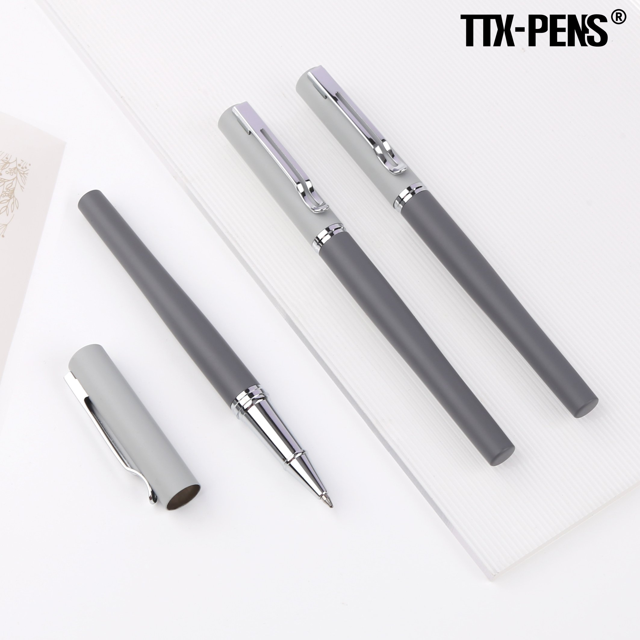 TTX Wholesale Office School Multi Color Penholder Advertising Gift Metal Ballpoint Pen With Custom Logo