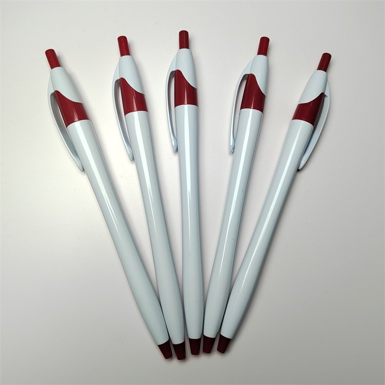 Custom Orange Logo Ball Pen Promotional Very Cheap Made of Plastic 1.0 mm Writing Width for Gifts