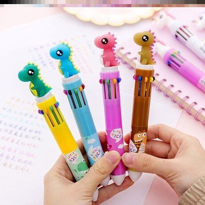 Ballpoint Pen multiColor Stationery Novelty Cute Kawaii Pen Student Children Writing Gel Pens