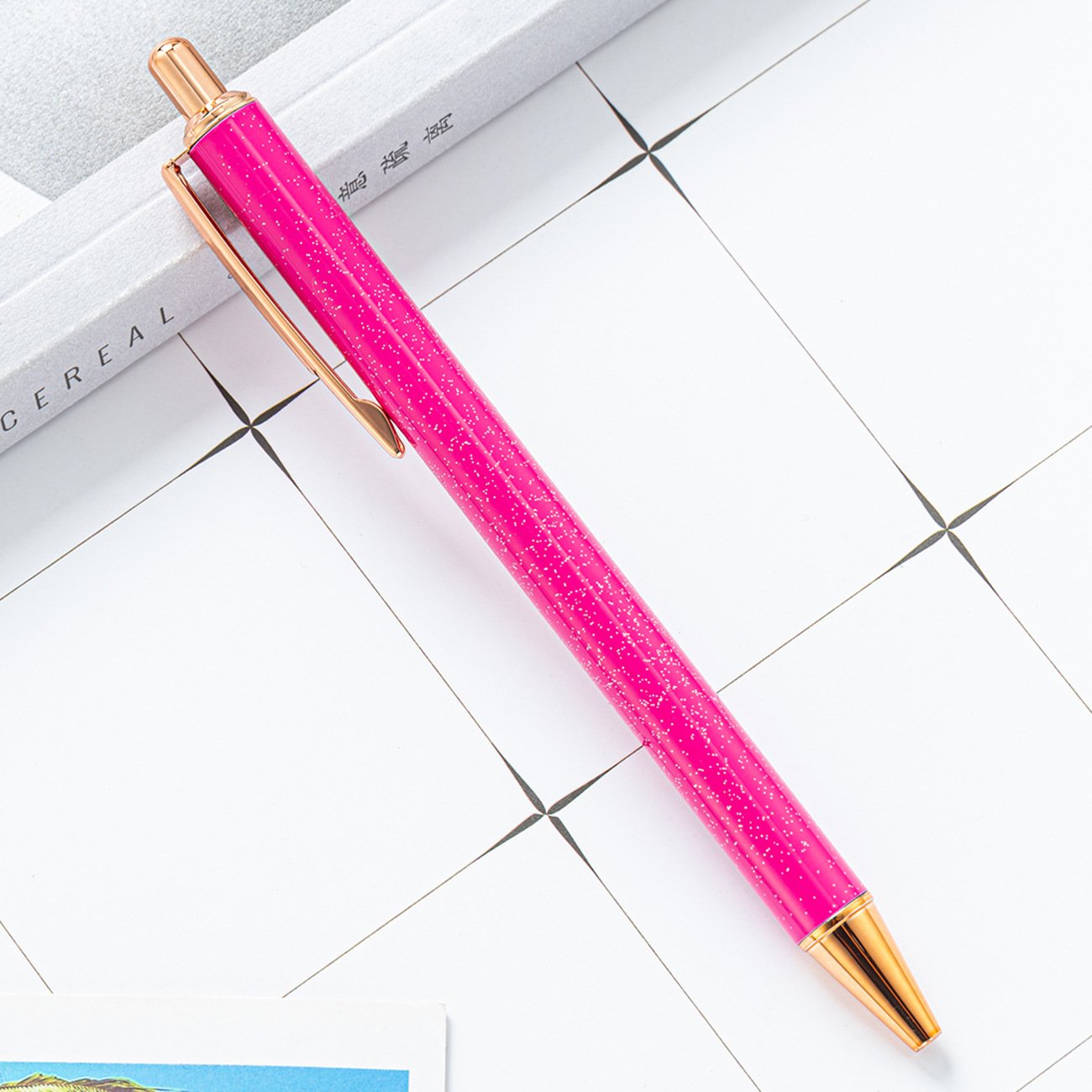 Promotional School customized Environmental Small fresh press ballpoint pen wholesale With Logo Cheap Eco Friendly Pen