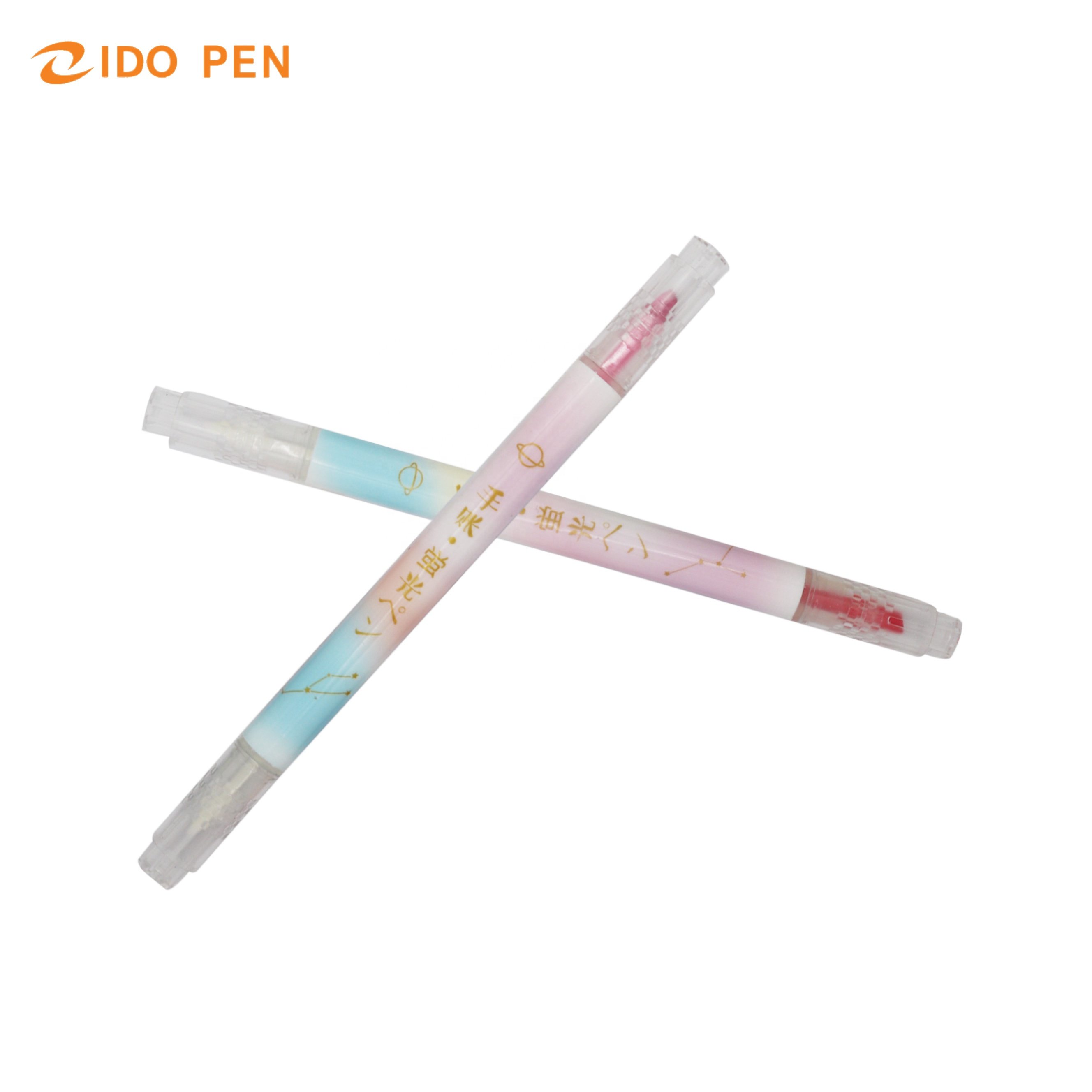 OEM 2021 New arrival multi-color erasable marker pen erasable friction pen for kids with logo printed highlighter marker pen