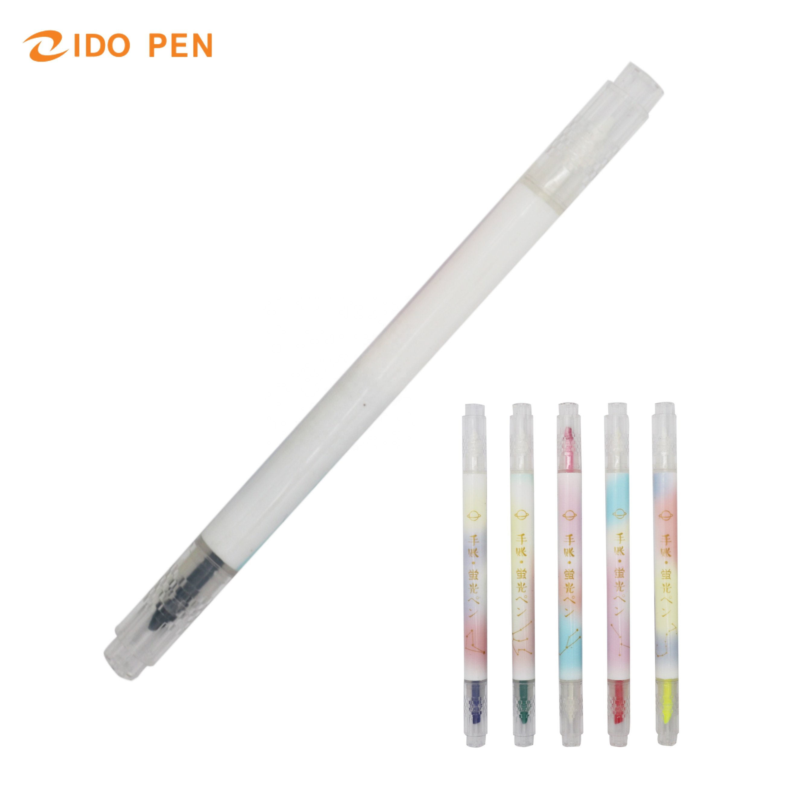 OEM 2021 New arrival multi-color erasable marker pen erasable friction pen for kids with logo printed highlighter marker pen