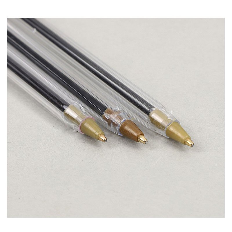 black blue and red color 934 plastic no leakage of ink creative INS simple clear transparent students ballpoint pen