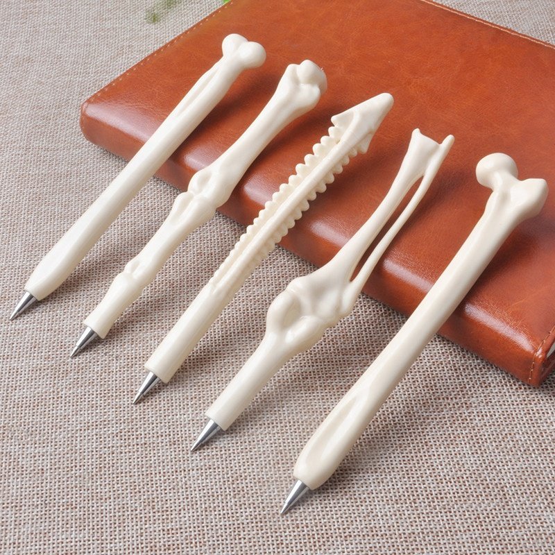 2023 Original novelty human bone simulation model custom LOGO ballpoint pen