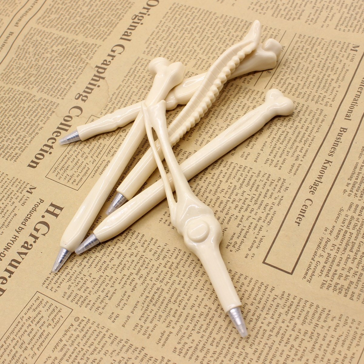 2023 Original novelty human bone simulation model custom LOGO ballpoint pen