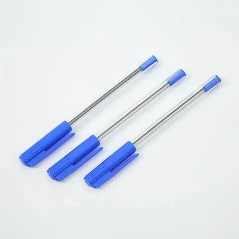 Red Plastic Ballpoint Pen on Sale Novelty Click Pen with 1.0mm Writing Width Promotional Pen