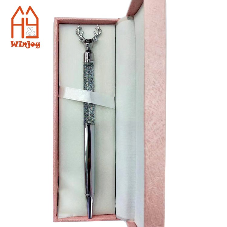 Custom /Wholesale Luxury Elegant Metal Pen Gift Set With Box,Customized Logo Printing For Love Business And Wedding