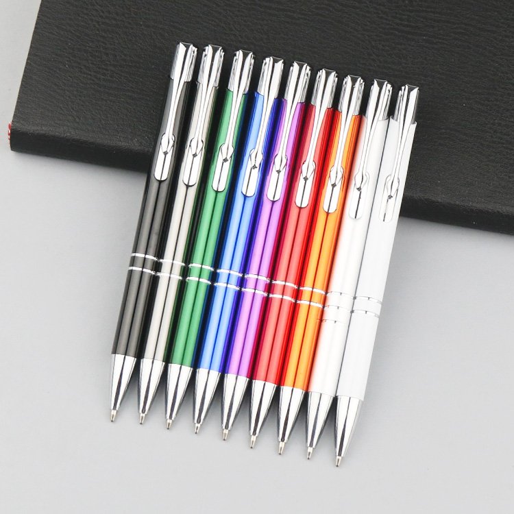 Promotional Metal Ball Pen With Logo Customized Advertising click Pen Engraving Personalized Gift Ballpoint Pen