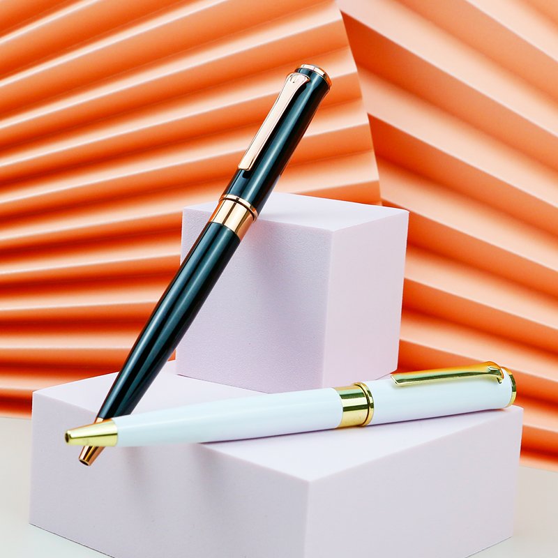 Hot Luxury Gift Customized Logo Printing Steel Twist Ballpoint Pen Promotional Ballpoint Pens