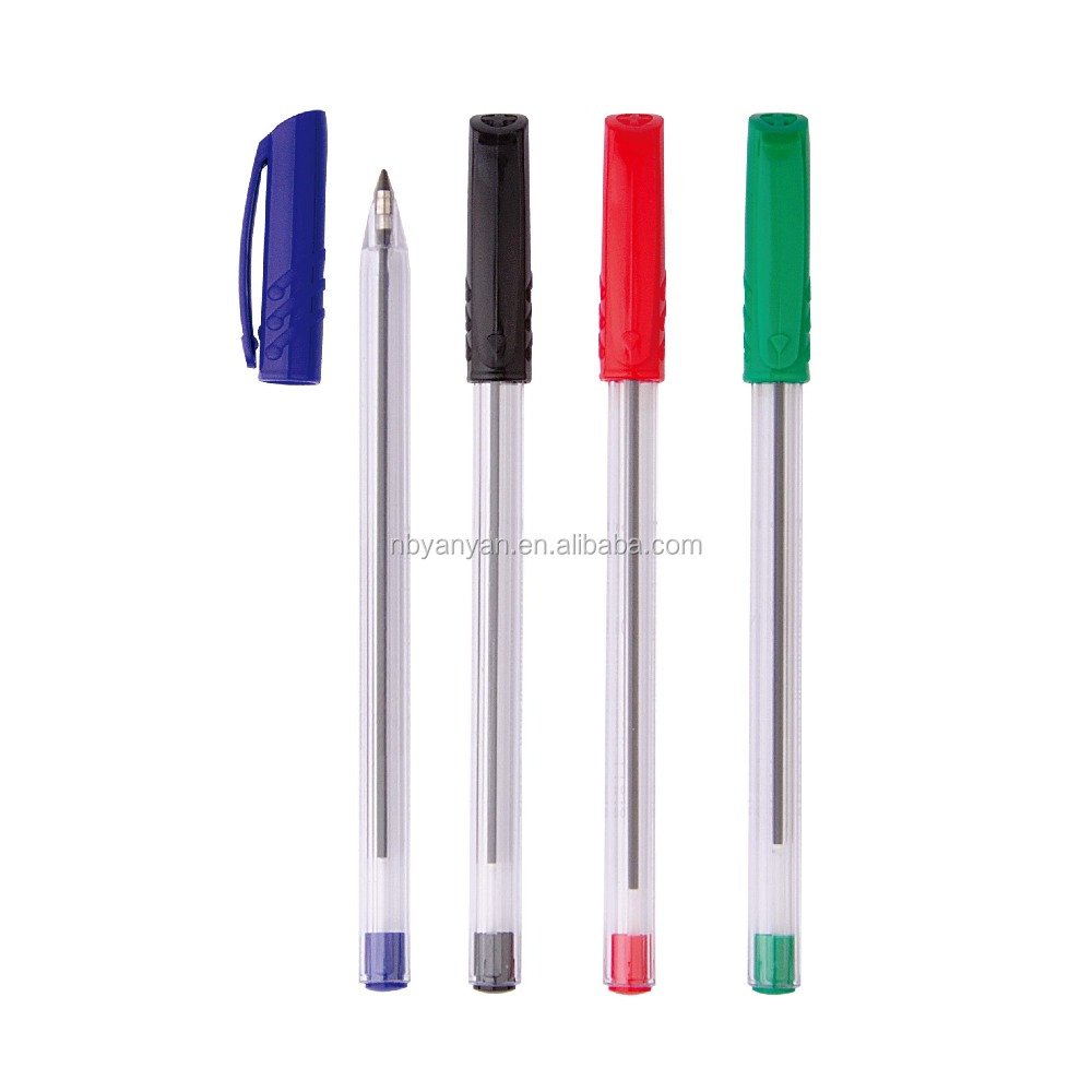 best selling china plastic promotional cap ballpoint pen Big Ballpoint Pen YY0039