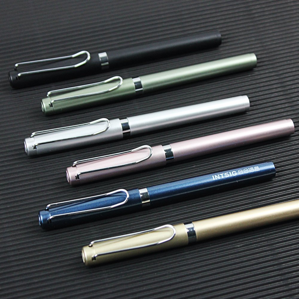 Customized logo for high-end business advertising Metal pen signature gel pen enterprise office gifts ballpoint pen