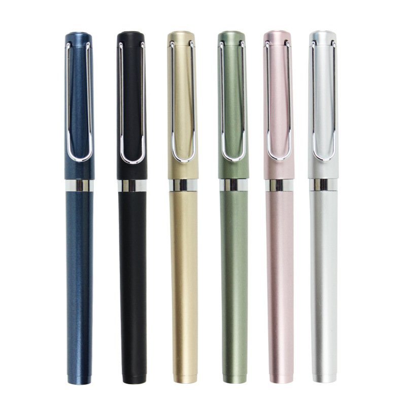 Customized logo for high-end business advertising Metal pen signature gel pen enterprise office gifts ballpoint pen