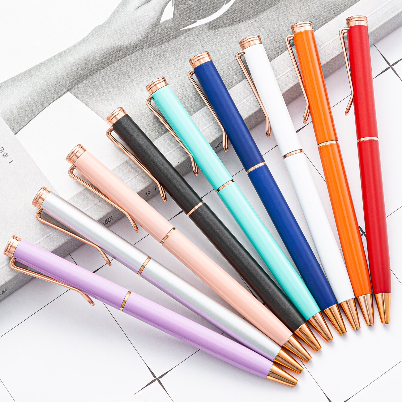 JH Custom Promotional Office Use Twist Action Ballpoint Pens