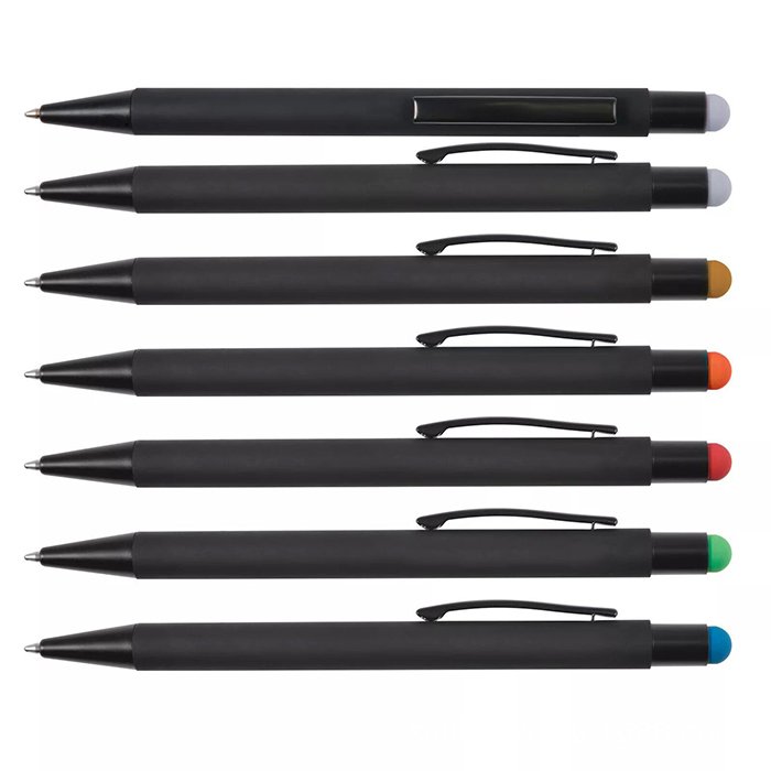 High Sensitivity Metal Soft Touch Screen Handwriting Ballpoint Pen for Phone