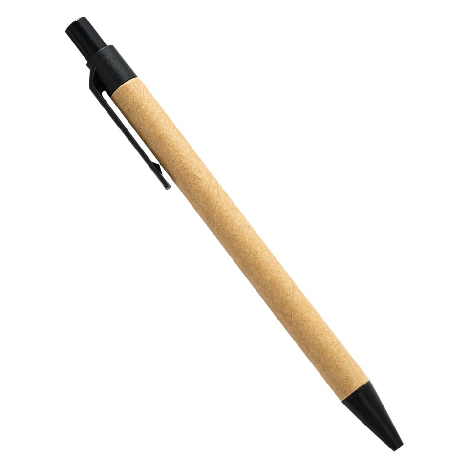 Recycled Eco-friendly 1.0mm Wide Ballpoint Pen Cheap Custom Logo Business Promotion Pen for Advertising
