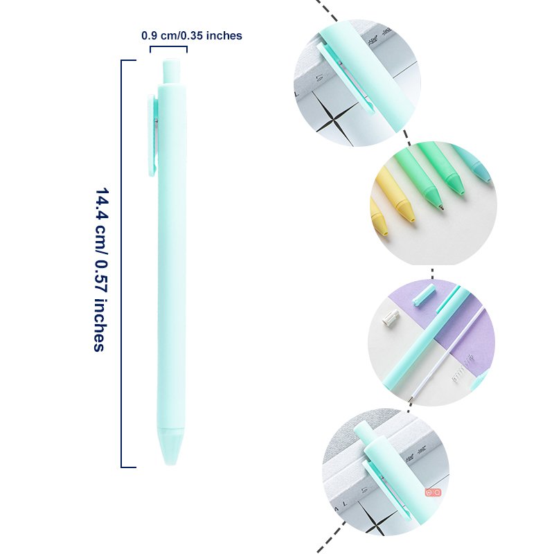 Multi-Colored Popular Custom Ballpoint Plastic Pens Low MOQ Black Ink Writing Pen Ballpoint Gifts Promotion Pens for Student