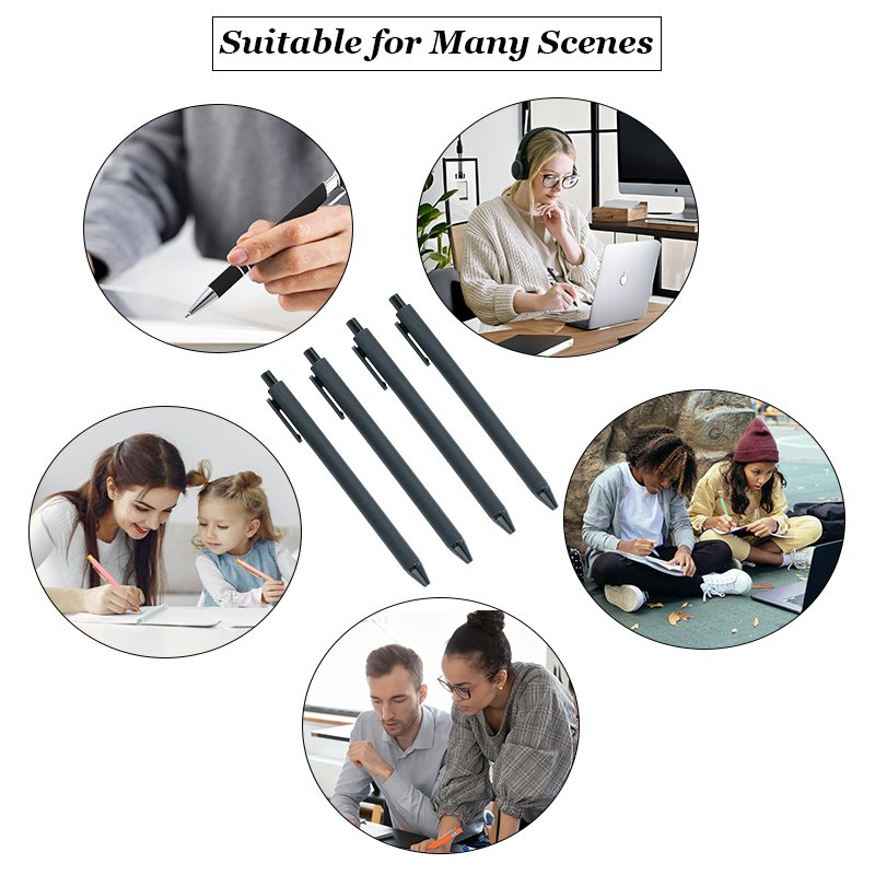 Multi-Colored Popular Custom Ballpoint Plastic Pens Low MOQ Black Ink Writing Pen Ballpoint Gifts Promotion Pens for Student