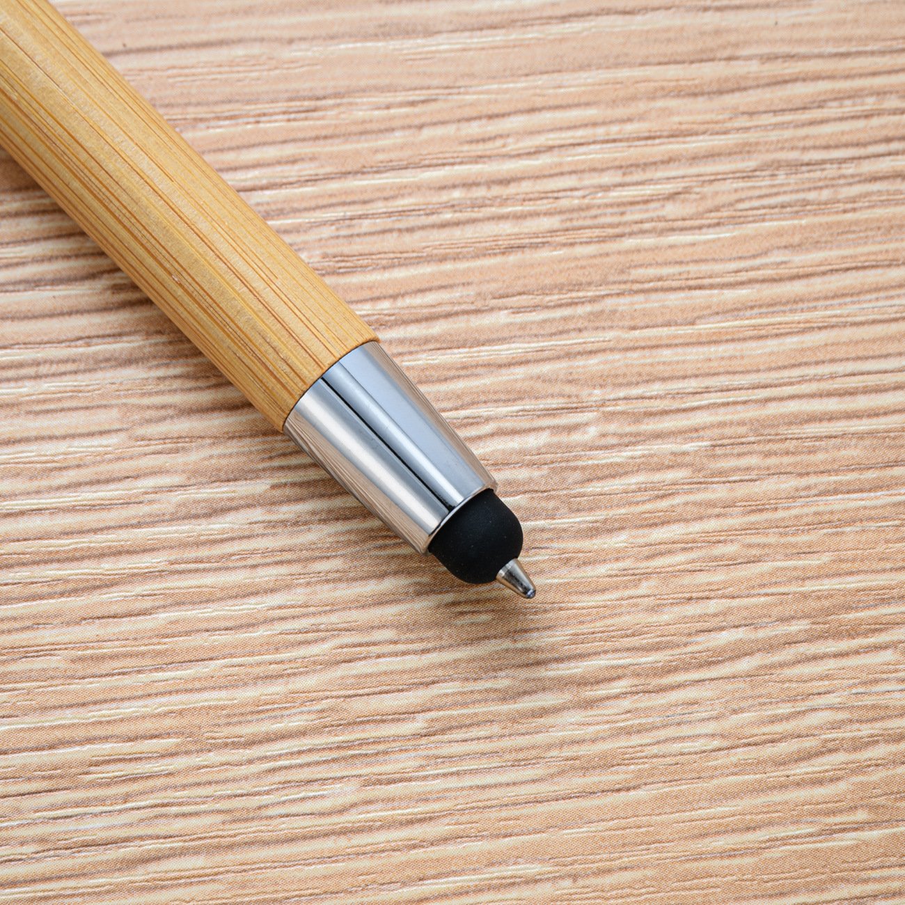 Custom Logo Eco-Friendly Multi-Function Bamboo Ballpoint Pens Sustainable Office Supply