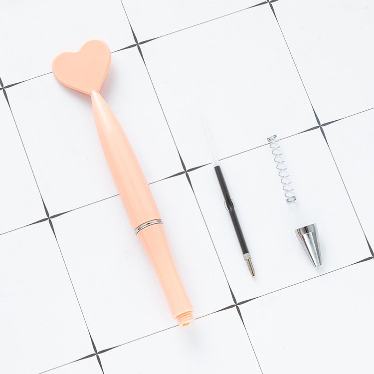 JH Fashion Heart Top Pen Cheap Promotional Plastic Heart Shape Pens