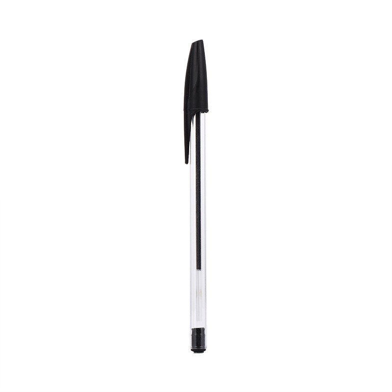 1.0 Writing Line Ball Pen for Hotel Big INS Clear Crystal Oil Plastic Ballpoint Pen Office & School Pen ABC Red Black &blue