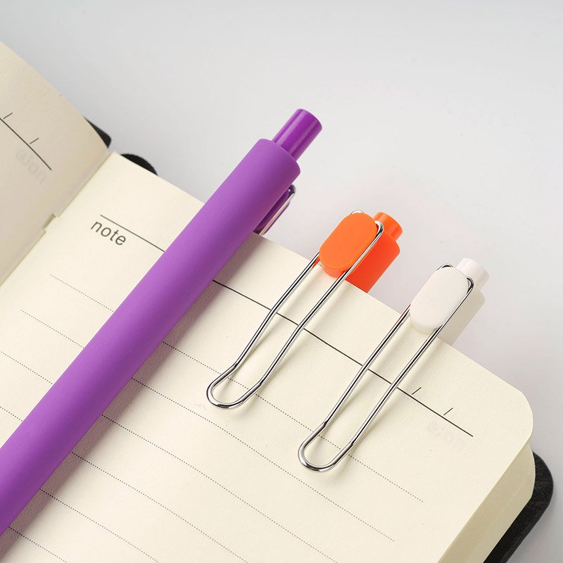 BECOL Wholesale Multi Candy Color Rubber Coated Surface Ballpoint Pens with Silver Clip Press 1.0mm Ball Pen with Logo