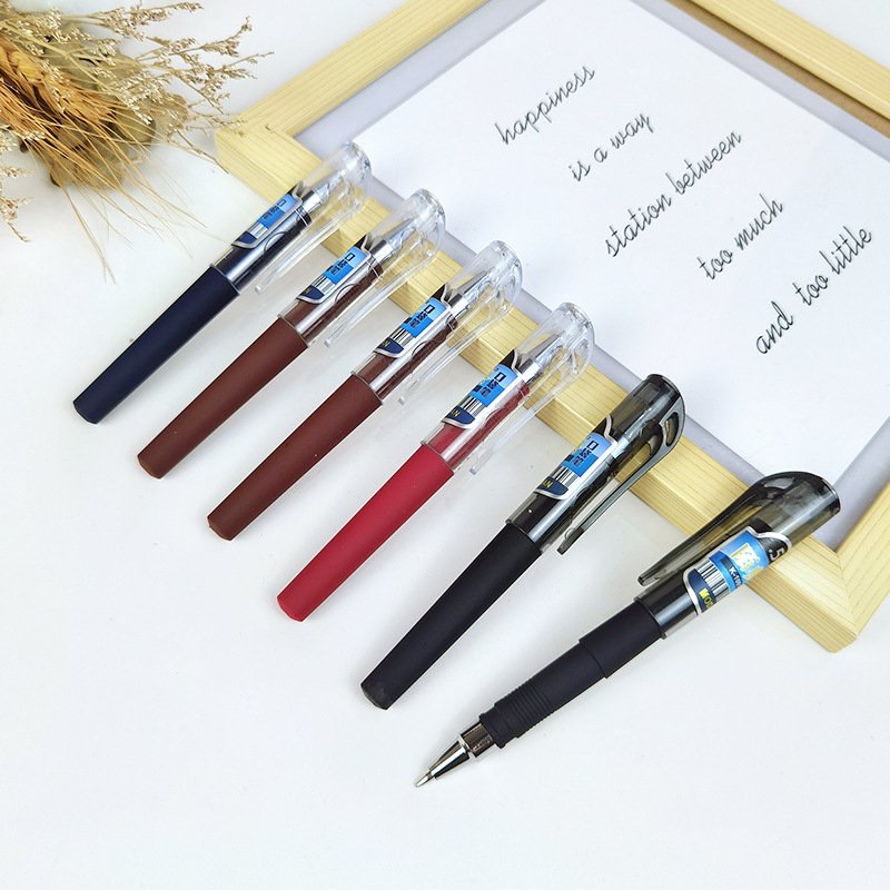 Multicolor Macaron Retractable Ballpoint Pen Promotion Plastic Morandi Gel Ink Pen Custom Logo For Gift pen