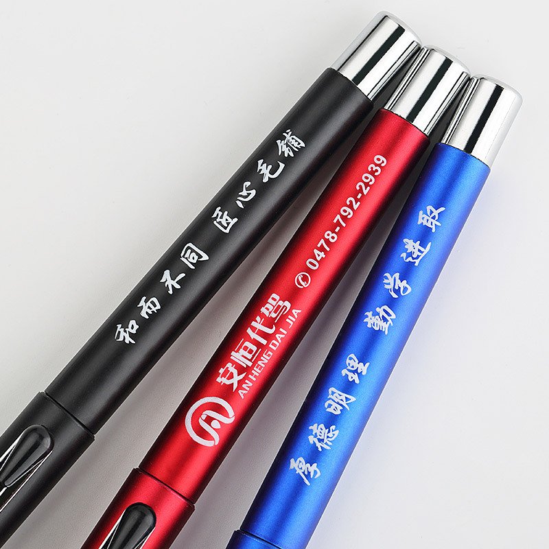 High quality signature Plastic pen custom logo black 0.5mm neutral business gel pen gift advertising pen