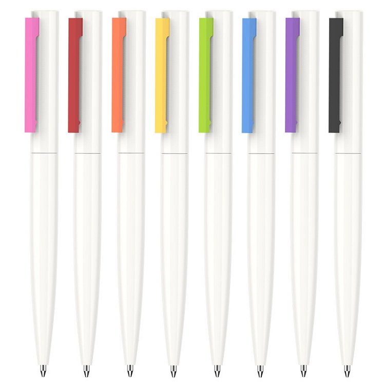 Wholesale Promotional Blue Ink Ball Point Pen 0.5 Morandi Custom Logo Quality Gel Plastic Ballpoint Pen For School